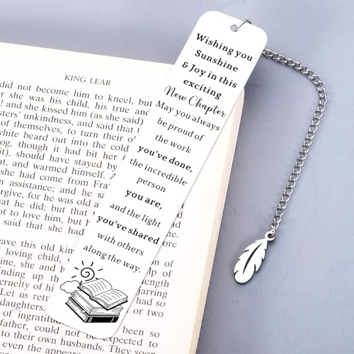 Farewell Moving Away Gifts for Friends, New Beginnings Bookmark for Women, Self Care Divorce Breakup Get Well Gifts for Women, Coworker Leaving Going Away Retirement Gift for Woman Man - style: Wishing You Sunshine