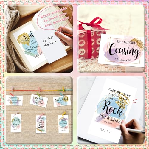 Estune 240 Pcs Bible Verse Cards bulk with Full Scripture, Novel Style - style: Novel Style
