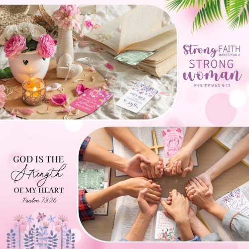 60 Pcs Faith Prayer Card for Women Bulk Christian Prayer Cards - color: Christian Women
