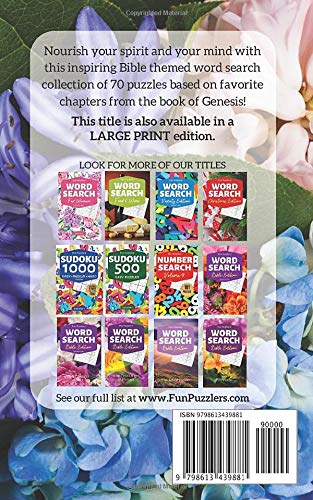 Word Search: Bible Edition Genesis: 5" x 8" Pocket Size (Fun Puzzlers Travel Size Word Search Books)