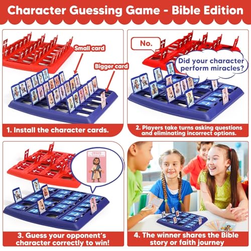 Garybank Guess Bible Who Am I Game for Kids, 1st Ed, 24 Classic Characters
