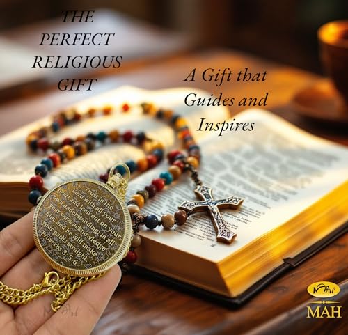 Handmade Religious Brass Compass Gift with Engraved & Embossed Faith Messages – Inspirational Christian Religious Gift Keepsake for Baptism, Confirmation, Christening, First Communion or Christmas - style: Trust in The Lord – Edition 2
