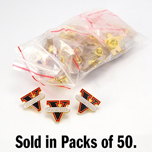 Set of 50 Lapel Pins - Volunteer