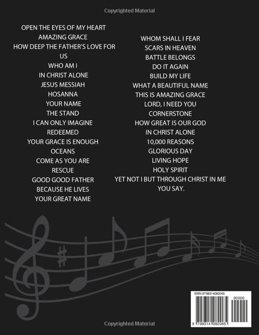 Contemporary Christian Piano Music Book: 35 Modern Worship Songs for Solo Piano