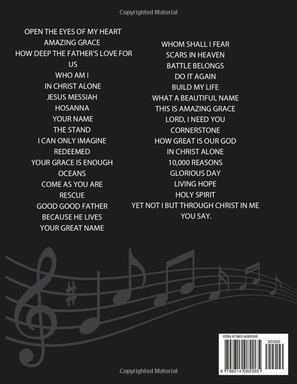 Contemporary Christian Piano Music Book: 35 Modern Worship Songs for Solo Piano