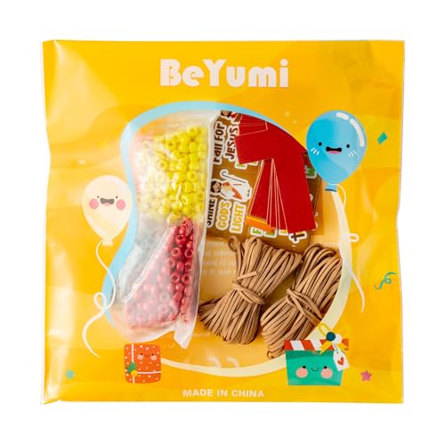 BeYumi Fall Cross Necklace Craft - 28Pcs Fall Religious Cross Necklace Craft Kit for Kids DIY Sticker and Beads Ornament Autumn Thanksgiving Decor Sunday School Classroom Party Christian Favors - style: Fall