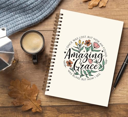 Dejfel Christian Bible Notebook Journal,Inspirational Gift for Women Girls - color: 001grace