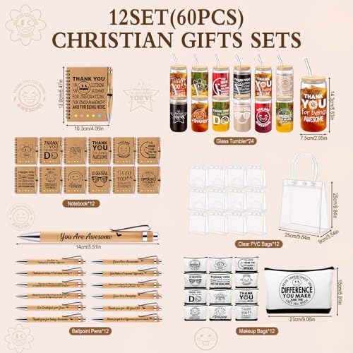 60 Pcs Employee Appreciation Gifts, Thank You for Being Awesome - style: Inspirational