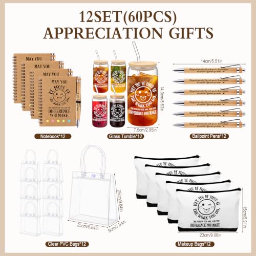 60 Pcs Employee Appreciation Gifts Bulk, Thank You Gifts - style: Difference You Make