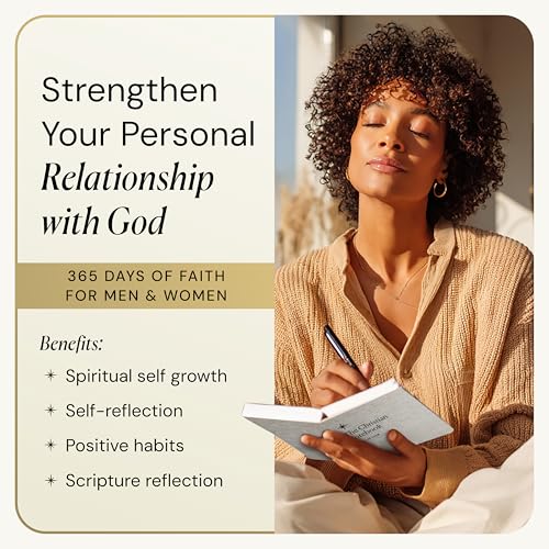 365 Days Of Faith Notebook, Prayer & Bible Study Notebook For Women And Men, Christian Journal In Gift Box (Cotton Hardback) - color: Cotton Hardback