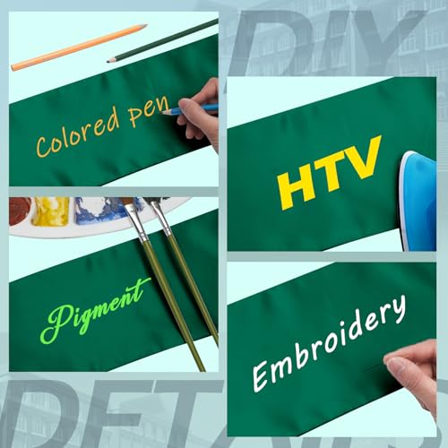 Geyoga 24 Pcs Graduation Stole Bulk Sublimation Blank 70 in - color: Green