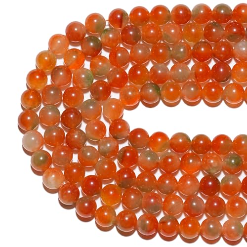 10mm Natural Peacock Agate Chalcedony Gemstone Beads Polished Round Smooth Stone Beads for Bracelets Jewelry Making 15inch Loose Beads - color: Bicolor Peacock Chalcedony, size: 10mm