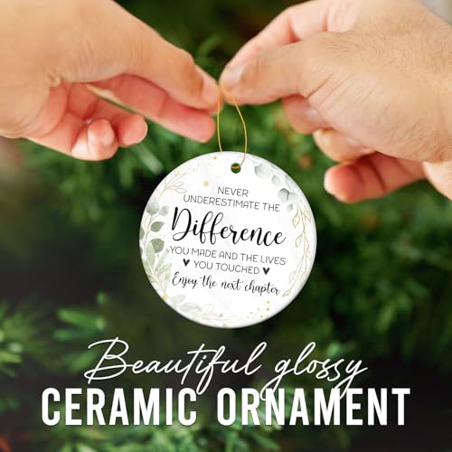 HEXMOZ Retirement Ornament 2026 - Retirement Gifts for Women, Men 2026 - color: Retired 8