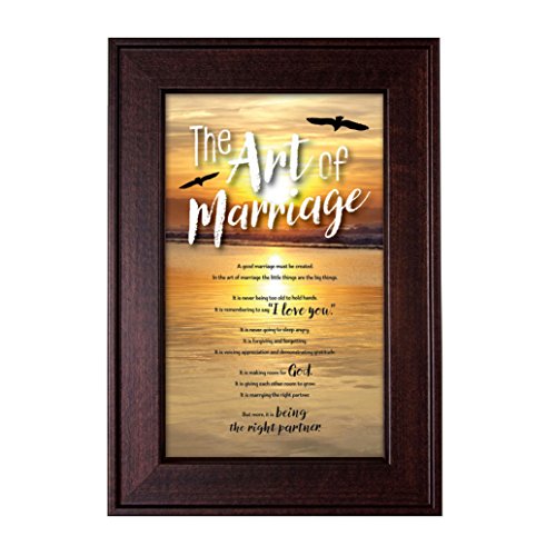 DEXSA Framed Art-Words of Grace-Art of Marriage (8.5" x 12.5") | Made in the USA
