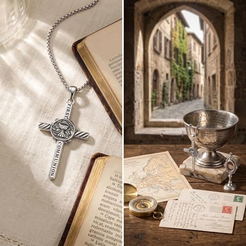 Confirmation Gifts Sterling Silver Confirmed in Christ Religious Catholic Jewerly - color: S