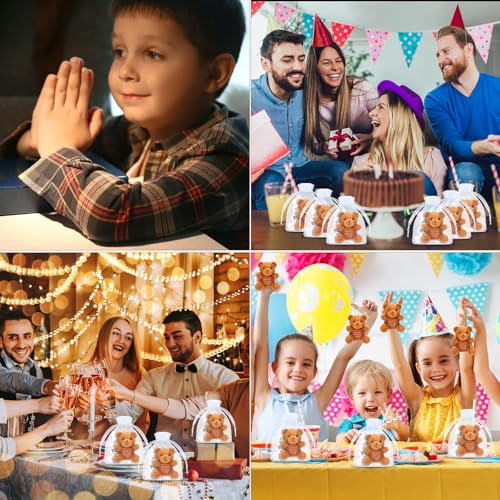 HyDren 12 Pcs Jesus Loves You Beary Much Stuffed Bears Animal Bulk Easter Gifts 4'' Religious Plush Bears Doll Small Stuffed Toy for Kids Sunday School Christian Baptism Party Favors Box Stuffers