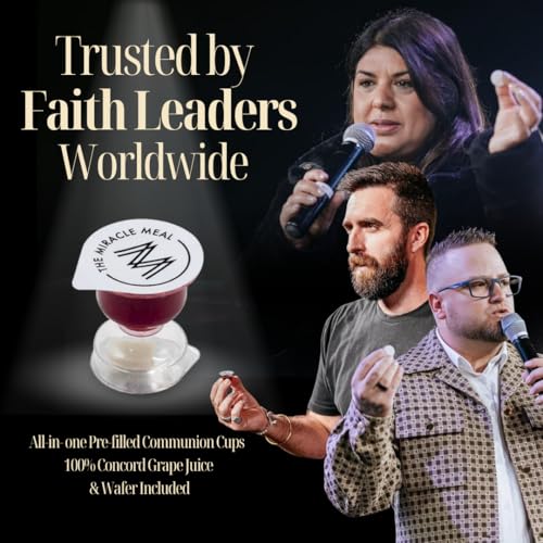 Miracle Meal Prefilled Gluten Free Chalice Communion Cups & Wafer Set - size: 100 Count Gluten Free