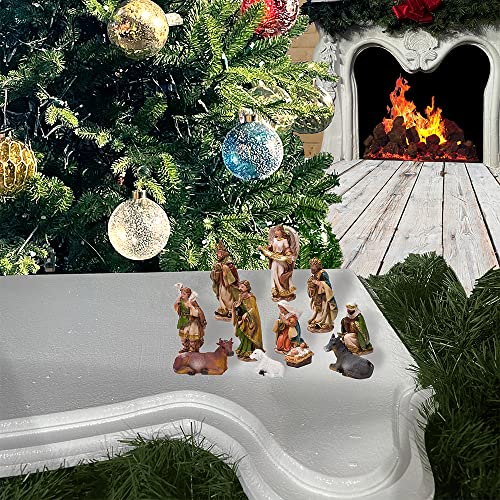 Kurt Adler Nativity Set with 11 Figures, 6"