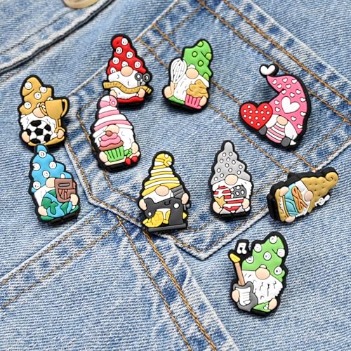 Cute Pins Bulk,Funny Backpack Pin Lapel Badge Pins Set for Jackets,Hats - style: Gnome-30PCS