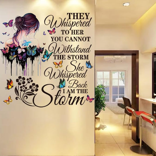 Vinyl Wall Decals Inspirational Quotes Wall Decals Peel and Stick Vinyl Motivational Wall Stickers Positive Lettering Wall Sticker for Living Room Bedroom - color: Inspirational 2