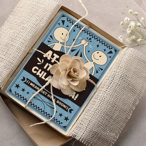 Funny Get Well Card, Inappropriate Adult Humor Get Well Soon Card, At Least It's Not Chlamydia Joke Card, Rude Feel Better Card for Friends Coworkers - color: Get Well Soon