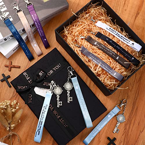 Roowest 120 Pcs Christian Bible Verse Keychains Gifts Bulk - color: Classic Color