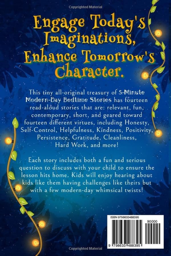 5-Minute Modern-Day Bedtime Stories: For Building Character: (Read Alouds for Kids Ages 4-8)