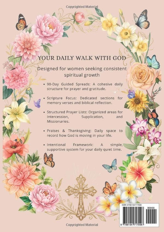 The Women's Daily Prayer Journal: A Daily Guide for Women to Cultivate Faith, Peace, and Thankfulness