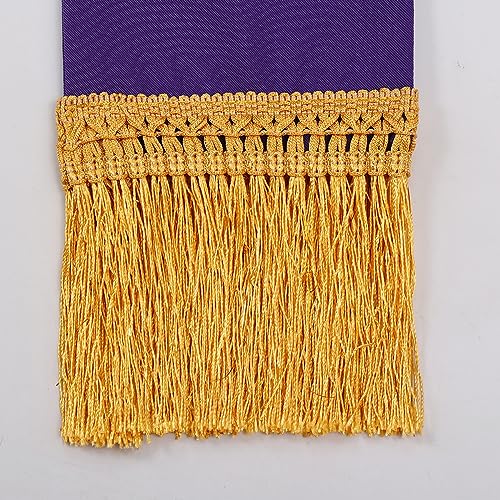 BLESSUME Church Clergy Pastor Cross Embroidered Stole - color: Purple 7