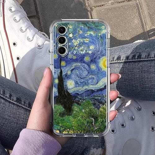 Van Gogh Paintings Case for Samsung Galaxy S26,Famous Artworks Collage,Trendy Soft TPU Bumper Phone Cover,S26 - color: Van Gogh Paintings
