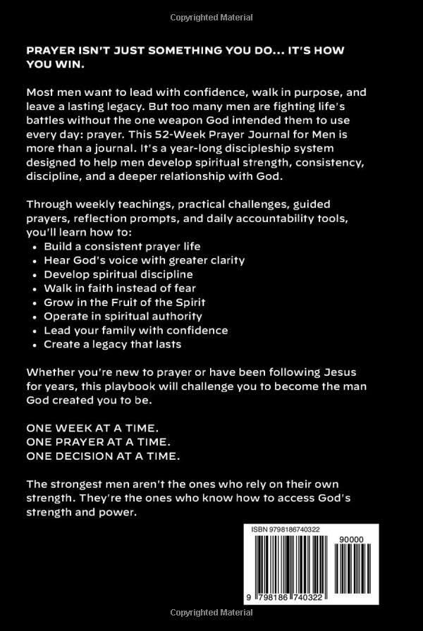 The Prayer Code: Daily Prayer Journal for Christian Men