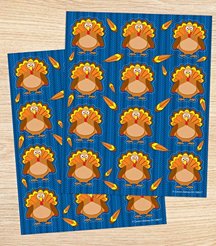 Carson Dellosa Thanksgiving Turkeys Stickers - style: Turkeys