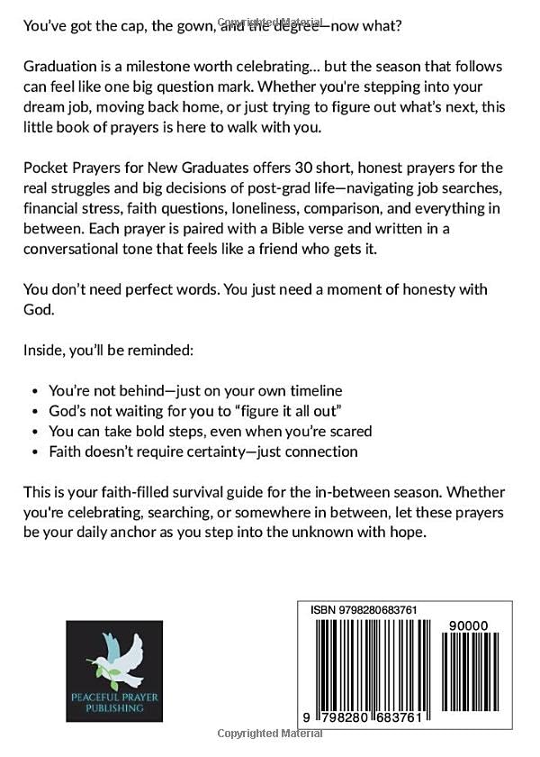 Pocket Prayers for New Graduates: Short Prayers for Big Dreams (and Bigger Unknowns) (Pocket Prayers for Real Life)