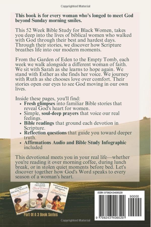 The 52-Week Bible Study Workbook for Black Women: A Year of Inspiring Scriptures Based on The Women of The Bible to Deepen Your Faith in God - 365 ... Gift Books) (Christian Books For Black Women)