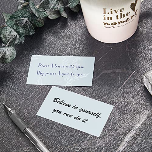 BRYTEFY 100 Earth Tone Prayer Cards, Inspirational Bible Verse Cards, Assorted Mini Scripture Cards, Encouragement Motivational Cards, Christian Bible Gifts