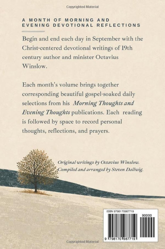 Morning & Evening with Octavius Winslow - September: Daily Readings from Morning Thoughts and Evening Thoughts with Space to Journal