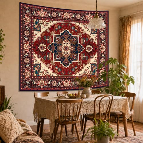 Apdidl Boho Mandala Tapestry for Bedroom, Hippie Indian Art Wall Tapestries - color: C-Mandala Tapestry, size: 60"L x 51"W