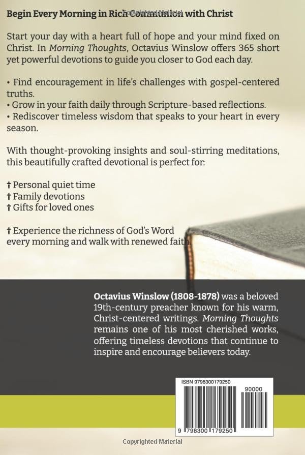 Morning Thoughts: A 365-day Devotional for Christian Growth (Daily Dose of Devotion)