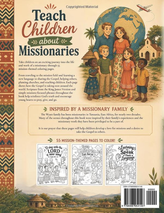 Missionary Coloring Book: An Adventure Around the World with the Gospel
