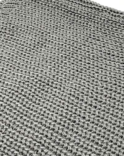 Wrapables Thick Knitted Winter Warm Infinity Scarf - color: Grey_5