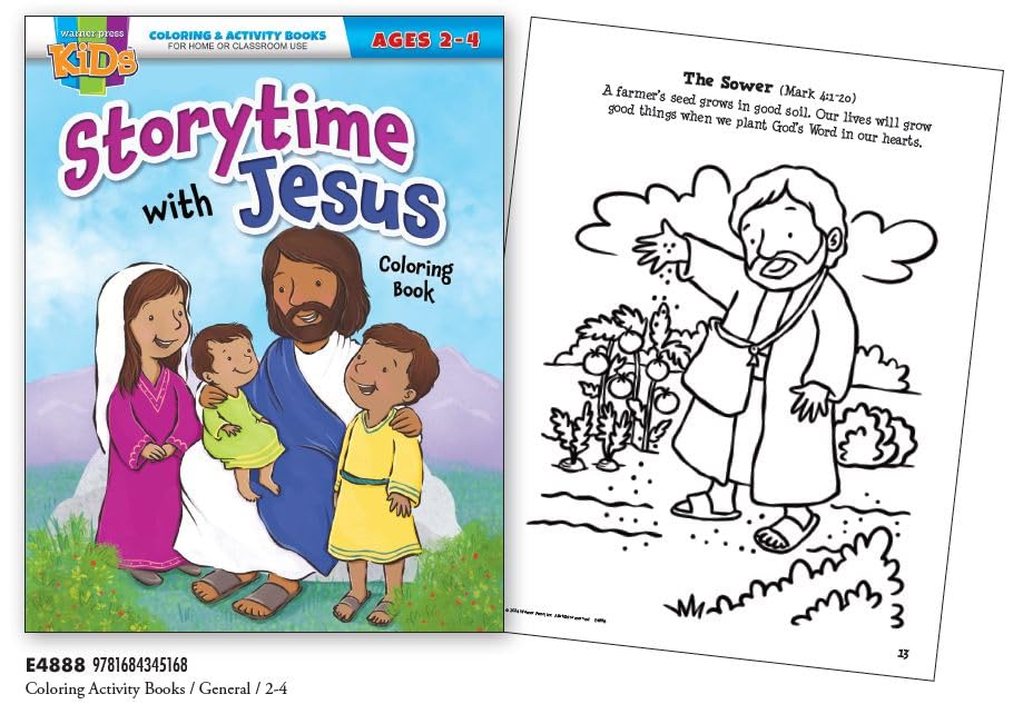 Storytime with Jesus Coloring Book