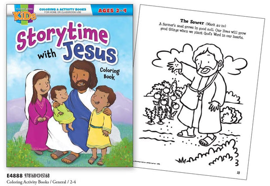 Storytime with Jesus Coloring Book