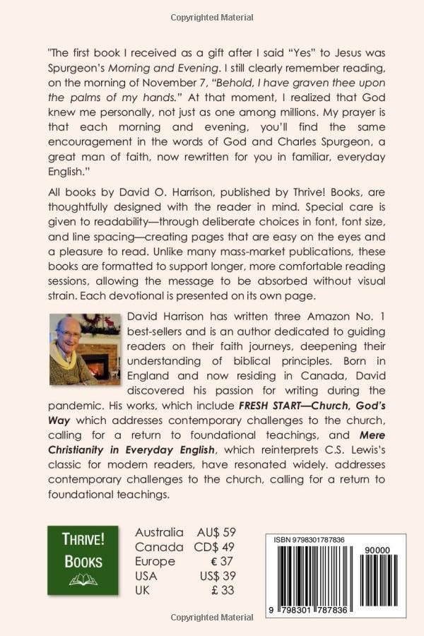 CHARLES SPURGEON'S MORNING & EVENING IN EVERYDAY ENGLISH: THE COMPLETE COLLECTION WITH MORNING AND EVENING DEVOTIONALS