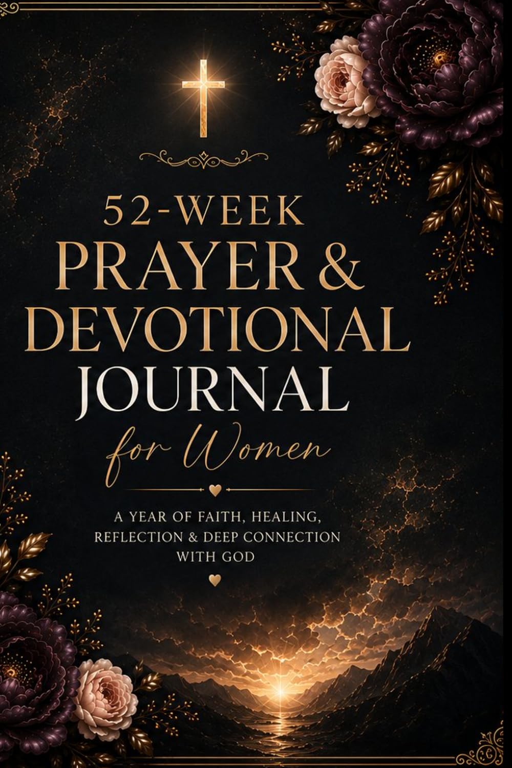 52-Week Prayer & Devotional Journal for Women: A Guided Year of Scripture Study, Daily Prayer Prompts, Faith Reflections & Spiritual Growth | Draw Near to God Every Week
