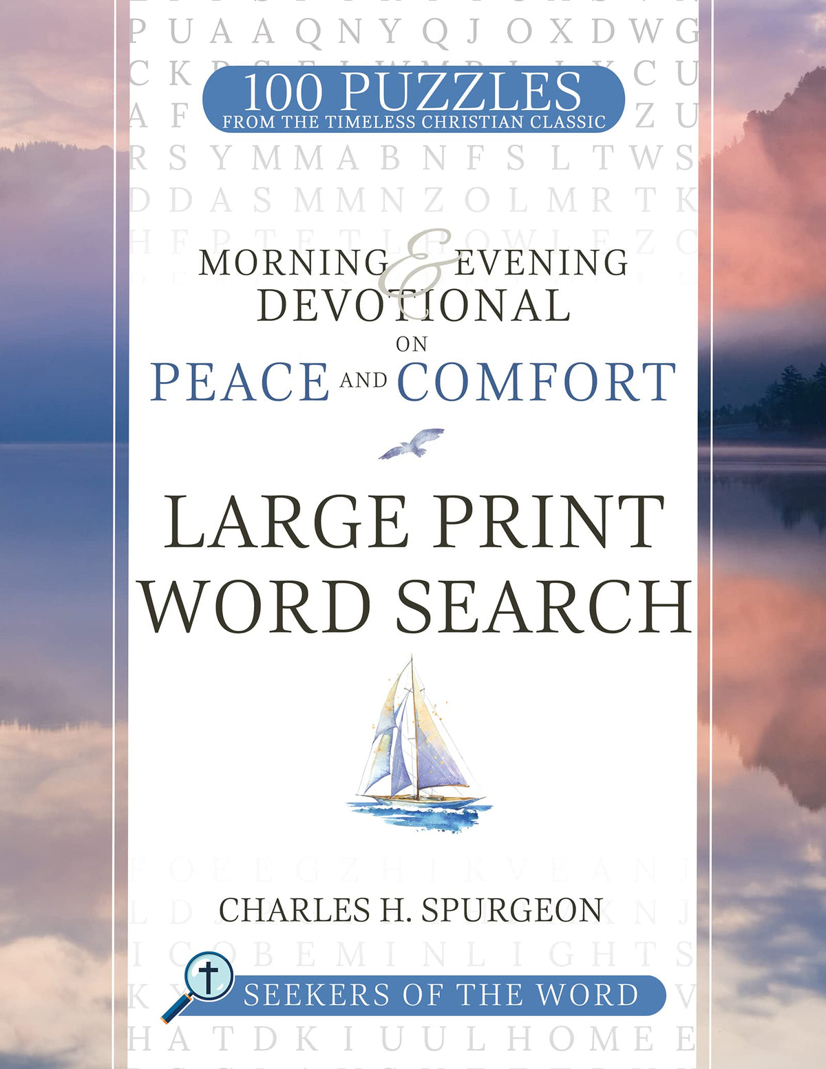 Morning & Evening Devotional on Peace and Comfort: Large Print Word Search (Seekers of the Word)