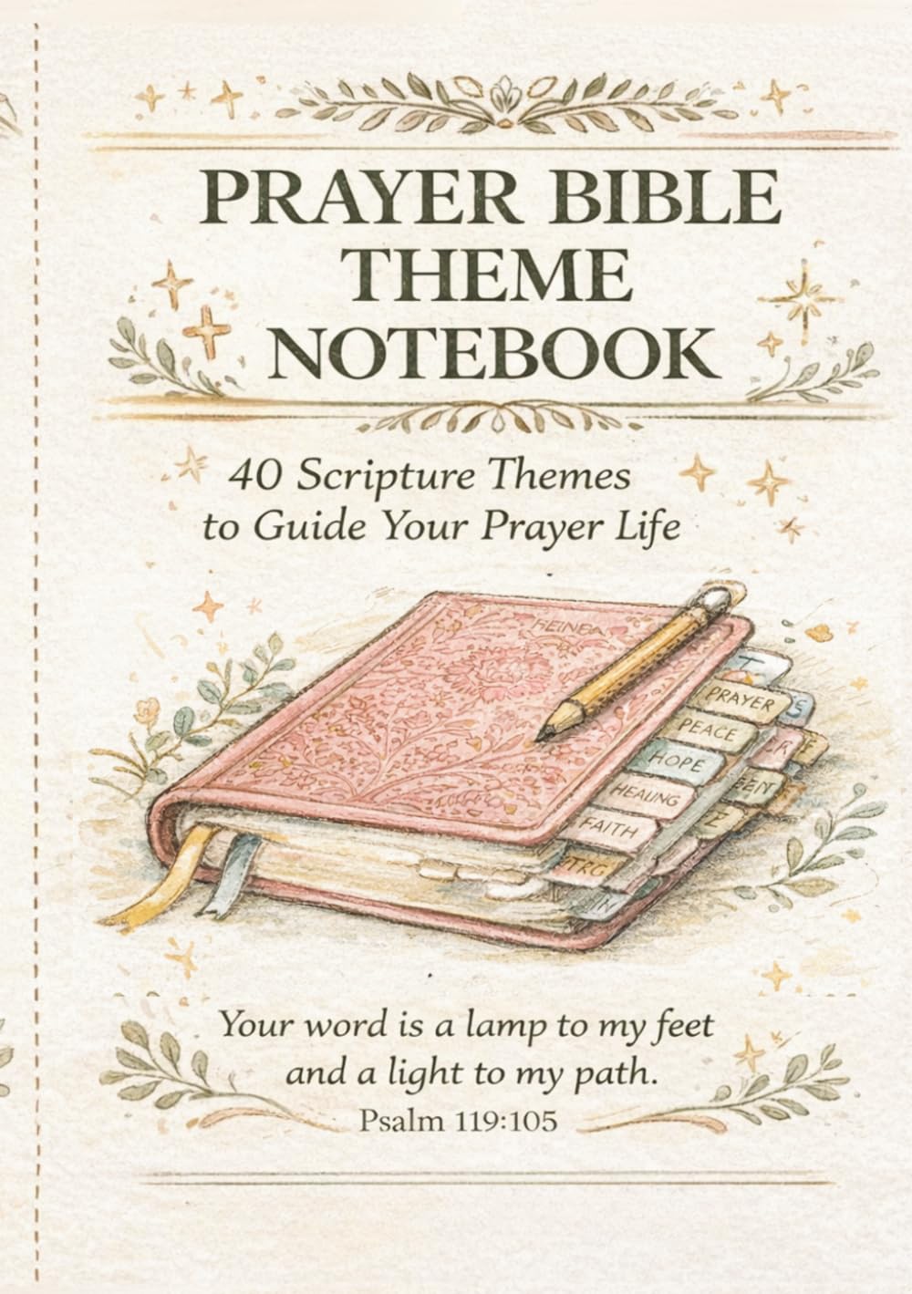 Prayer Bible Theme Notebook: 40 Scripture Themes to Guide Your Prayer Life