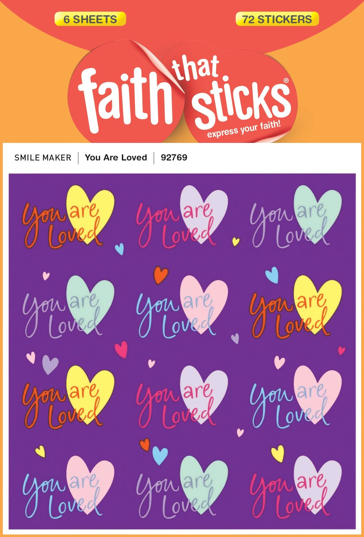 You Are Loved (Faith That Sticks Stickers)