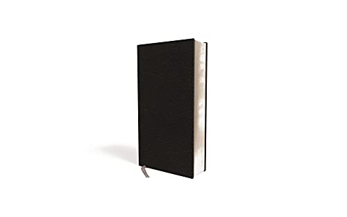 NIV, Pocket Thinline Bible, Bonded Leather, Black, Red Letter, Comfort Print
