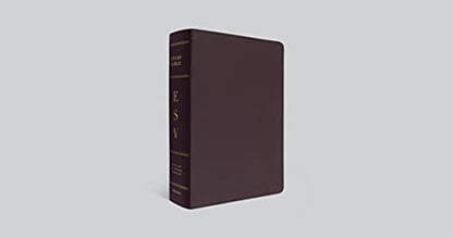ESV Study Bible, Large Print (Bonded Leather, Burgundy): Holy Bible, English Standard Version