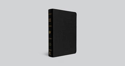 ESV Giant Print Personal Size Bible, Red Letter (Genuine Leather, Black): Holy Bible, English Standard Version